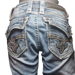 Rock Revival Kailyn Cropped Denim Jeans